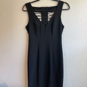 Elegant Black Sleeveless Dress